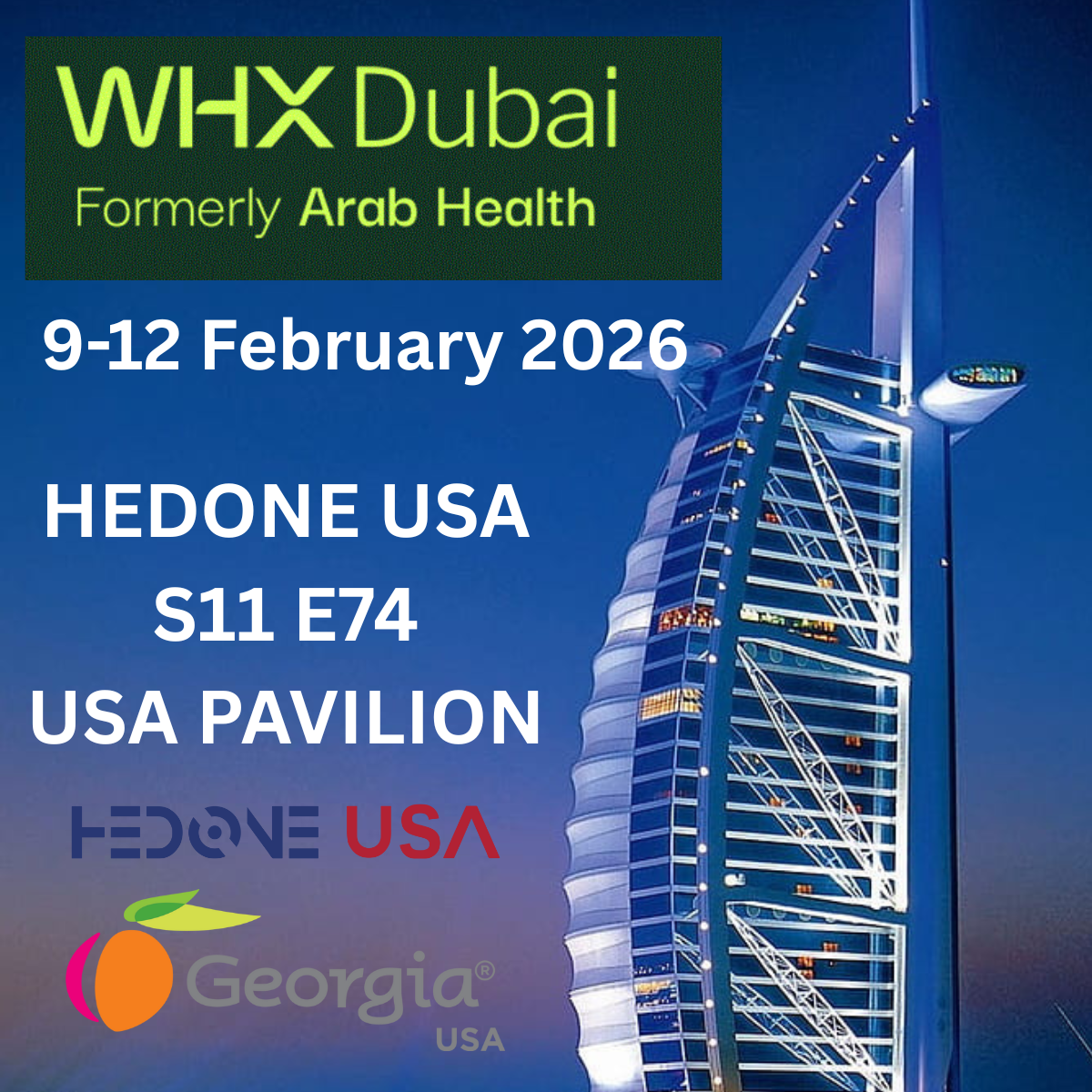Save the Date for WHX DUBAI - S11 E74 - USA PAVILION 