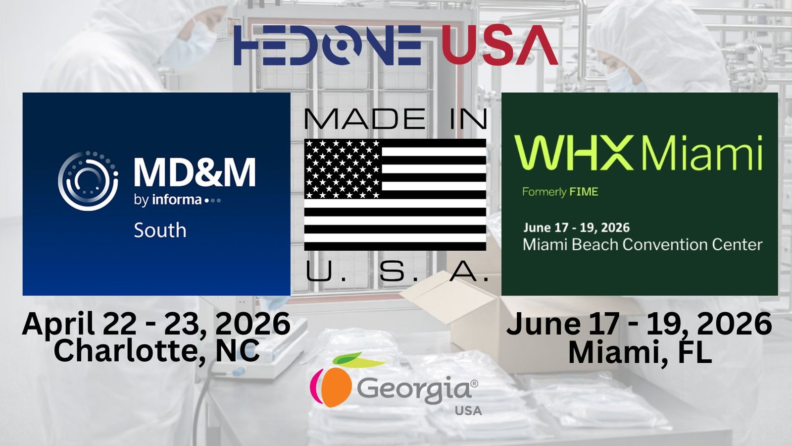 Save the dates for our upcoming events! 