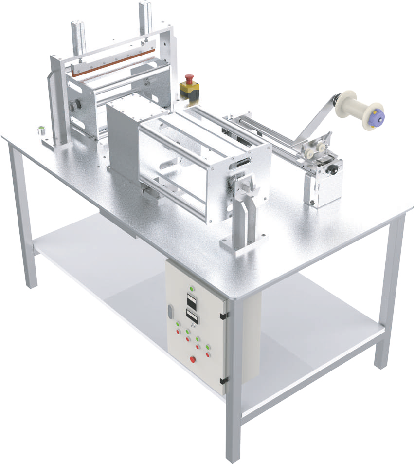 Multifilament Winding and Stiffening Machine - Glue