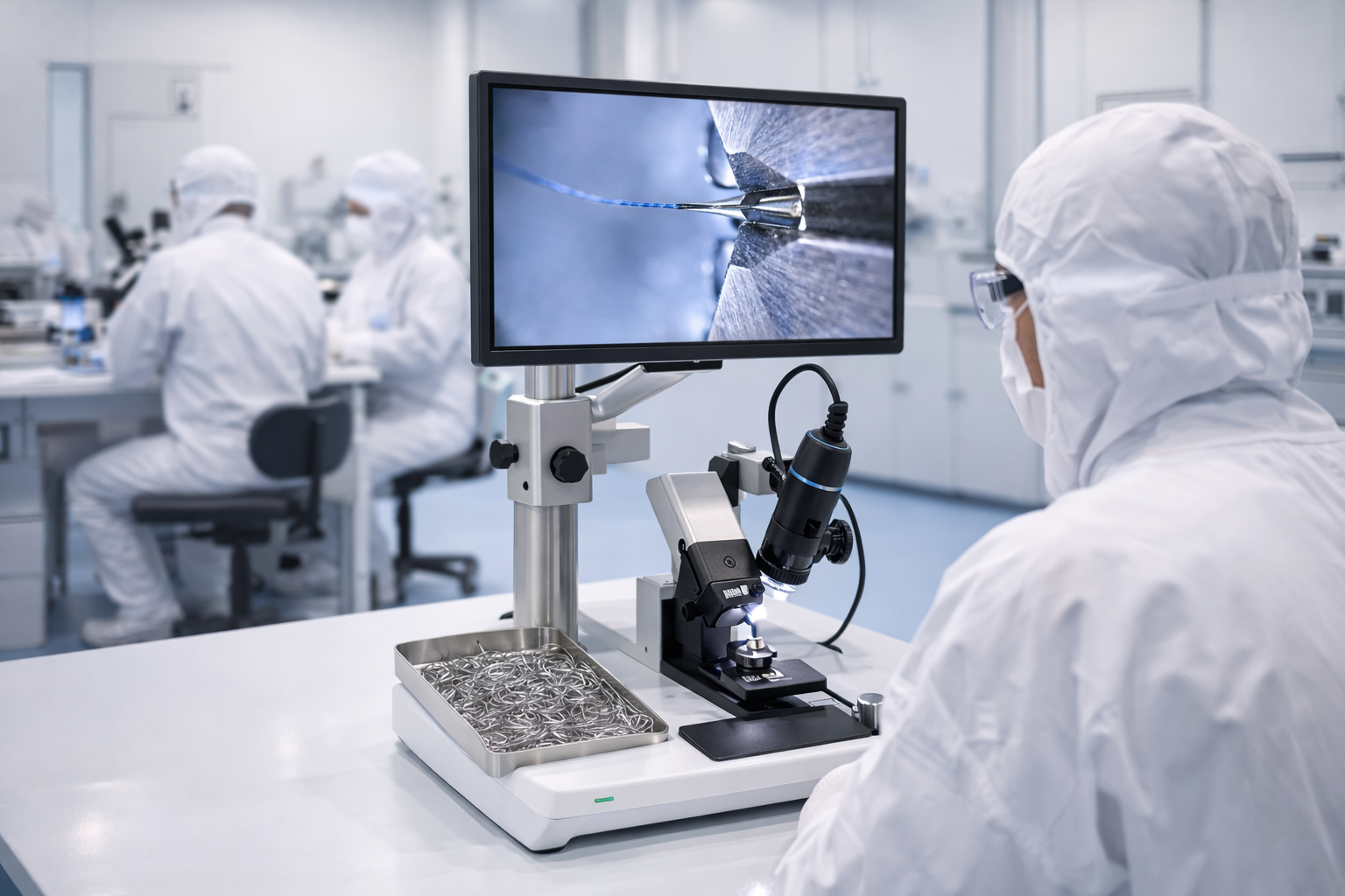 Ophthalmic and Micro Needle Crimping Machine 